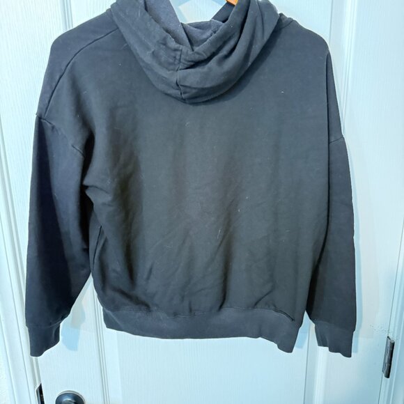 2 of BUFFALO David Bitton Women's Black & Dark Green Hoodies Sweater Sz. Large - Picture 4 of 12